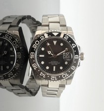 Custom Made “Bruce” Gray 40mm GMT Style Diver Mod Watch w/ NH34 Automatic picture