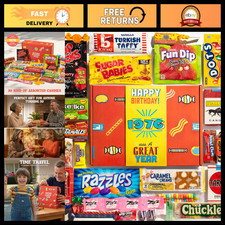 Nostalgic Retro Candy Box 1976 - Vintage Sweets for 50th Birthday Gift - Fun Par picture