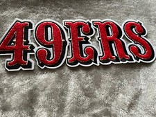 Stunning LARGE San Francisco 49ers  American Football Sew Iron On Patch 30cm picture