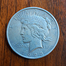 1923-D Peace Silver Dollar $1 Denver 90% Silver picture