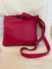 Fossil Preston Crossbody Bright Pink Leather Expandable Bag ZB5874695 picture
