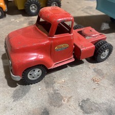 Vtg 1950s Tonka semi truck cab Model Original Paint Red picture