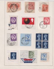 GB QV - QEII Stamps With Field Post Office Postmarks on a page picture