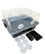 Grower's Select 48Q Mushroom Monotub Fruiting Chamber w/ Filter Disks and Liner picture
