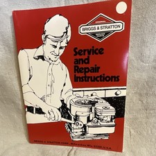 Vintage Briggs & Stratton Service and Repair Instructions Manual Part 270962 picture