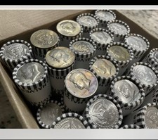 Kennedy Half Dollar Roll Sealed Unsearched Silver Possible 20 Coin Lot 1964 -26 picture