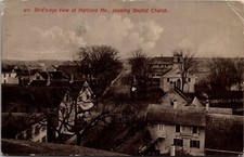 Postcard Bird's Eye View of Hartland, Maine showing Baptist Church picture