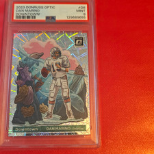 Panini 2023 Donruss Optic Downtown Dan Marino #D-8 Miami Dolphins PSA 9 picture