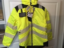 NWT Portwest Hi-Vis Yellow Winter Insulatex Workwear Jacket T400 Sz XXL picture