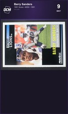 1991 Score Barry Sanders #250 Detroit Lions DCM 9 picture