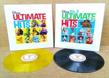 DISNEY Ultimate Hits Volumes 1 & 2 LP Vinyl 2-PACK - NEW, sealed. picture