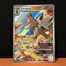 Pokémon TCG Lycanroc 166/159 SV09 Journey Together Full Art Holo SR Eng picture