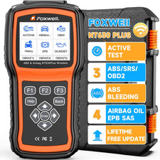 FOXWELL NT630 Plus Bidirectional SRS ABS Bleeding Oil OBD2 Diagnostic Scanner picture