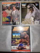 Vintage WWF/WWE  LJN Wrestling Magazine Lot Nintendo Power Rare Hulk Hogan WWF picture