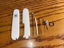 New Victorinox 91mm PLUS HANDLE / Scale 8 Piece KIT in WHITE  #10 picture
