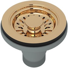Rohl 738EG Basket Strainer - English Gold picture