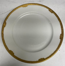 T&V Limoges Victorian Gold Trim Encrusted 9-inch Salad Plate picture