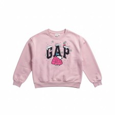 Gap Kids Peanuts Snoopy Holiday Sweatshirt XXL 14–16 NWT Winter Pink GAP picture