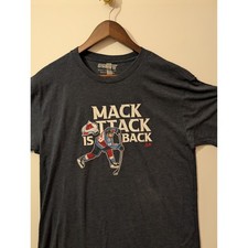 BreakingT Mack Attack Is Back T-Shirt Mens L Navy Colorado Avalanche NHL picture