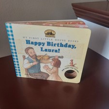 1995 Happy Birthday, Laura My First Little House Musical Board Books Rare Find picture