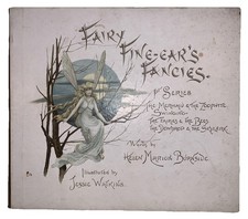 1890, 1st Ed, FAIRY FINE-EAR'S FANCIES, by HELEN MARION BURNSIDE, JESSIE WATKINS picture