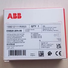 1pc ABB ESB20-20N-06 Installation Contactor 230V AC/DC 1SBE121111R0620 picture