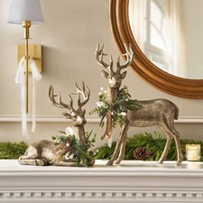 Member's Mark Holiday Deer Décor, Set of 2 picture