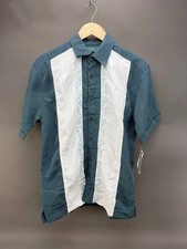 Cubavera Men's Contrast Detailed Panels Short Sleeve Woven Shirt, Stargazer, S picture