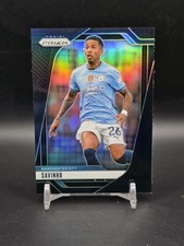 2024-25 Panini Prizm Premier League Savinho Black Refractor 1 of 1 #5 Man City picture