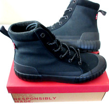 Levi's Strauss Men's La Paz 2.0 Lace Up Canvas Casual Boots All Black NIB picture