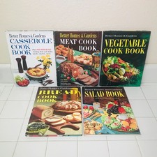 Vintage 1960s Better Homes & Gardens Recipe Cookbooks HC - Lot of 5 picture