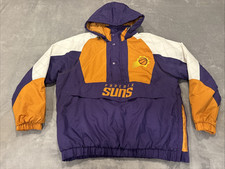 Vintage Phoenix Suns NBA Starter Jacket 90s 00s Purple Orange XL  NWOT picture