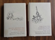 Lewis Carroll Alice 2 Vol Mervyn Peake Bloomsbury 2001 HC DJ 1st US picture