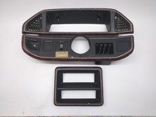 1987-91 Ford F150 F250 F350 Bronco Dash Instrument Cluster Radio Trim Bezel Wood picture