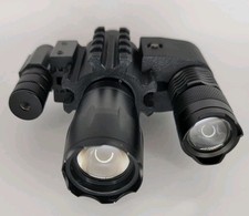 Picatinny Mount Tactical Flashlight - Laser Sight - Red Light - Tripple Tree  picture
