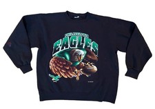 Vintage Nutmeg NFL Philadelphia Eagles 1994 Crewneck Sweatshirt READ FOR SIZE  picture