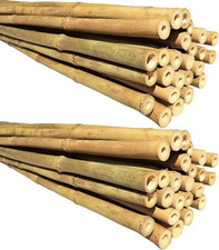 Natural Bamboo Poles, Eco-Friendly Plant Support Garden Stakes 6Ft Long, Diamete picture