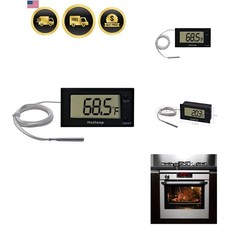 Digital Oven Thermometer Heat Resistant up to 572°F/300°C, LCD picture