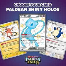 Pokemon SV Paldean Fates Shiny Choose Your Card Ultra Rare ex Near Mint NM picture