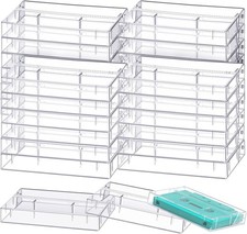 30 Pcs Audio Cassette Storage Cases Plastic Cassette Tape Cases Blank Voice R... picture