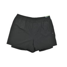 DSG Men's Athletic Fit 2-in-1 Agility Running Training Shorts Black Size XL NEW picture