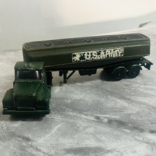 Vintage Corgi Juniors Whizzwheels Mack R Series US Army Tanker Truck Diecast picture