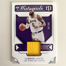 2021 National Treasures LeBron James #NM-LBJ NBA Materials Patch (MEM) 94/99 picture