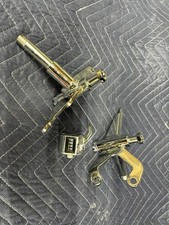 Vintage Margay Front Brake Disc Spindles And Discs - Show Chrome picture