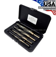 Norseman Hi-Tungsten Car Reamer Bit Set 4pc 3/8, 1/2, 5/8, 3/4