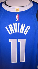 Kyrie Irving #11 Dallas Mavericks Stitched New Jersey Men's Size L.  Gold patch picture