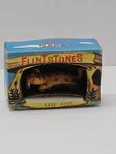 Vintage Marx Tinykins Flintstones 1960s Baby Puss Cat Figurine - HTF NOS Im Box picture