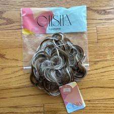 Caisha By Prettyshop Brown/gray Mix Small Hairpiece G42A picture