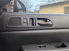 NEW Set 97-01 HONDA PRELUDE INTERIOR DOOR HANDLES Pair Smooth Asa Gloss Black picture