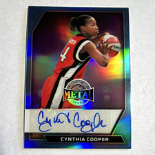 Leaf 2025 Metal Women of Sport Cynthia Cooper Autographs BA-CC1 Platinum /8 picture